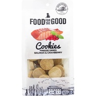 25% OFF: Food For The Good Salmon &amp; Cranberry Cookies Freeze-Dried Treats For Cats &amp; Dogs 70g