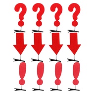 12pcs Hairpin Jewelry Novelty Hair Clips Decorative Hair Clips Arrow Symbol Hair Pin Symbol Duck Bil