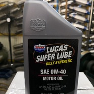 LUCAS OIL CAR ENGINE OIL 100% ORIGINAL SUPER LUBE FULLY SYNTHETIC SAE 0W-40 / 0W-20 (Bundle Of 4 Tin X 1 Litre)