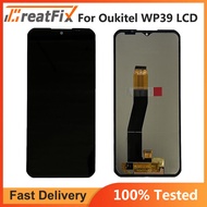 สำหรับหน้าจอ LCD WP39 Oukitel + ดิจิไทเซอร์หน้าจอสัมผัส Oukitel อะไหล่ที่ตรวจจับ LCD แสดงผล WP39