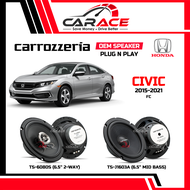 CARROZZERIA Speaker Civic 2015-2021 FC Plug and Play Speaker PNP Front Rear Door 6 inch Speaker HONDA Civic 2015-2021 FC OEM Car Speaker