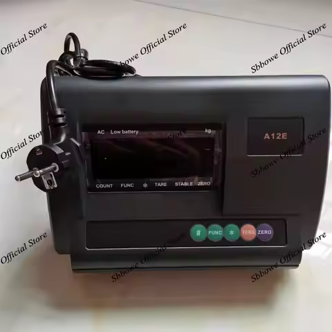 No battery A12E English Panel Weight Indicator RS232 type Load Meter WeighingController XK3190-A12+E