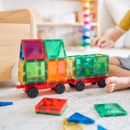 澳洲Connetix彩虹磁力積木-磁力車組(24pc) 兒童玩具  幼兒玩具