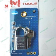 IZUMO 30mm Short Nickel Padlock - IZUMO Nickel Padlock