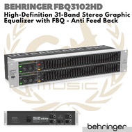 BEHRINGER ULTRAGRAPH PRO FBQ3102HD 31 BAND GRAPHIC EQUALIZER WITH FBQ - audio  ONEVER