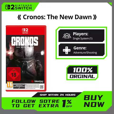 Nintendo Switch 2 - Cronos The New Dawn - Games Deals 100% Official Physical Game Card Shooting Genr