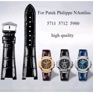 Patek Phillipe Nautilus 5711 Leather Watch Band for Patek Phillipe