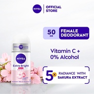 NIVEA Deep Brightening Serum Sakura Deodorant Roll On 50ml / Antiperspirant / Ubat Ketiak