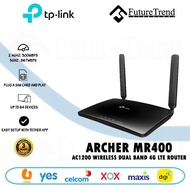 TP-Link MR400 AC1200 SIM Wireless Dual Band 4G LTE SIM Router (Archer MR400) 3 Years Warranty