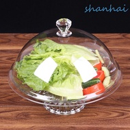 SHANHAI Sampling Tray Creative Dustproof High Feet Round Food Preservation Exhibition Food Dessert S