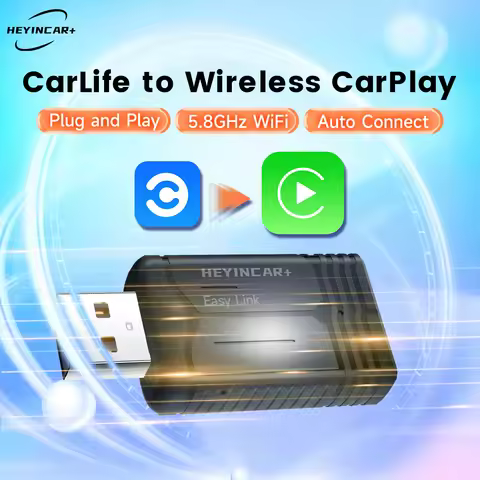 2025 HEYINCAR Baidu CarLife to Wireless CarPlay box For Toyota Hyundai Kia Honda BAIC GAC FAW Yandex