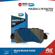 BENDIX BRAKE PAD MAZDA 2 SKYACTIV REAR 2014-2018 DB2227 Mazda 2 1set