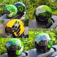 ONLINE OJEK HELMET - ONLINE OJEK HELMET BOGO PILOT MODEL - Ojol Helmet - All Size L