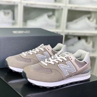 2023 N-B 574 Gray White Retro Casual Sports Ruing Shoes Unisex Universal Sports Shoes Men Women ML57