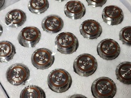 สวิตช์ไฟ vip ขนาด16mm (แถมปลั๊ก เลือกสี) สวิตช์ไฟ สแตนเลส มีไฟแสดงสถานะ 12v-24v สวิตช์ กดติด-กดดับ ส