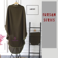 Hijab Fursan Syari Premium terbaru  - Khimar syari fursan - Jilbab mewah Lebaran