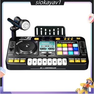 Children Simulation Multifunctional DJ Mixer Controller DJ Player Built inMic