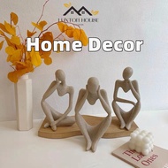 {SG} Home Decoration Nordic Abstract Thinker Desktop Decoration Statue Resin Figurine Home Decor Crafts Sculpture Gifts