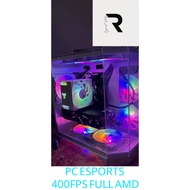 FULL GAMING PC SET AMD FPS 400 R5 5600 /R5 5600X / R7 5700X B550 RTX2060 RAM 16GB FULL LED HIGH PERF