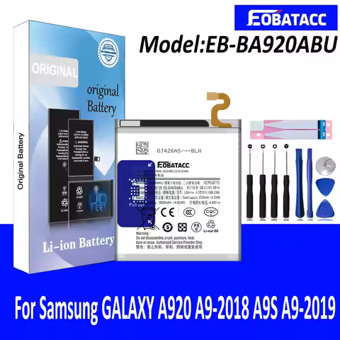 2026 Years High Quality 100% Original EB-BA920ABU Battery For Samsung GALAXY A920 A9-2018 A9S A9-201