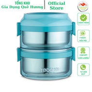 bag 3-layer - 2-layer - 1-layer lunch box, Removable Stainless Steel Portable Inner Lunch Box_M261