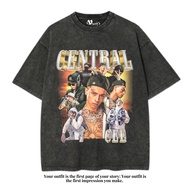 VEGA88 *central cee* Kaos oversize | t-shirt oversized | kaos washed | washing | vintage tee