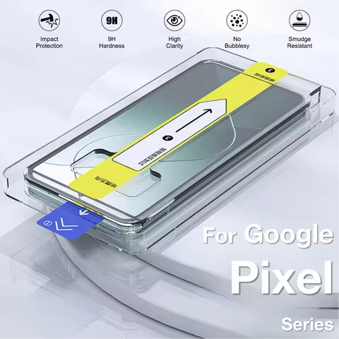 For Google Pixel 9Pro XL 6a 9a 7a 8 9 Pro 8Pro 8a Screen Protector Tempered Glass Protective Easy In