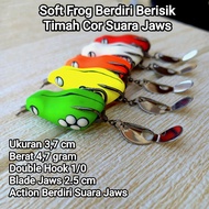 JAWS 3.7CM STANDING SOFTFROG. cork casting bait.