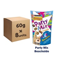 CATQUEEN Purina Friskies Party Mix 60gx8 / Felix Play Tubes 50gx8 | Purina Cat Treats Snek Kucing Ma