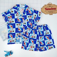 [HCM]030 [18-45kg] Bộ pijama đùi bé gái bộ pijama cộc tay cho bé gái chất lụa hàn cao cấp