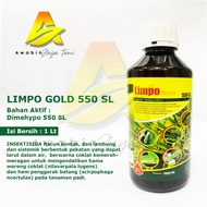 INSEKTISIDA LIMPO GOLD 550SL 1Liter DEMIHYPPO 550SL OBAT PEMBASMI ULAT SERANGA KEONG IKAN WALANG SAN