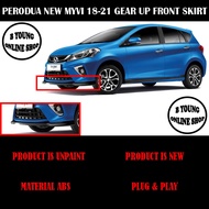 PERODUA MYVI VVTI NEW 3RD GEN NEW MYVI 2018 2019 2020 FULLSET BODYKIT (GU)(GEAR UP)(OEM) ABS SKIRT LIP BODYKIT