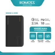 Romoss Sense4 Mini 10000mAh Powerbank Smart and Portable Charging