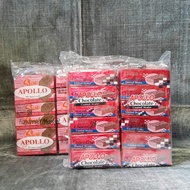 APOLLO WAFFER 48pcs 12PCS Apollo Chocolate Wafer Biscuits APOLLO SACHET APOLLO TRAVEL PACK