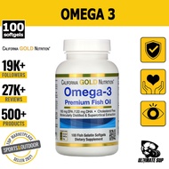 California Gold Nutrition, Omega-3, Premium Fish Oil, support Heart Health, 100/240 Fish Gelatin Sof