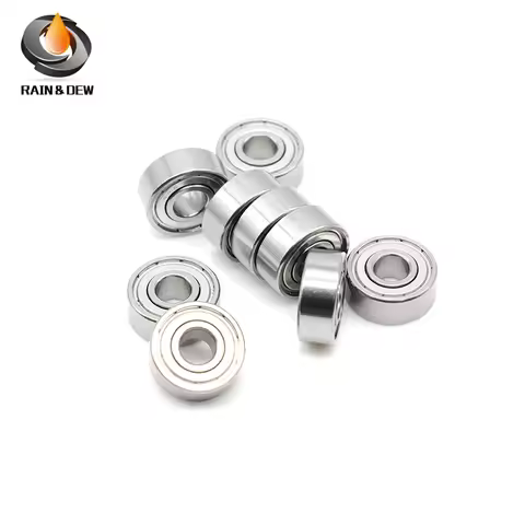 10Pcs R3ZZ 4.762x12.7x4.98 mm Ball Bearing ABEC-7