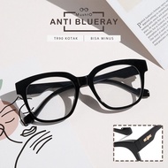 Mushto Anti-Blueray Radiation Glasses for Computer Gadgets Fashionable Tr90 SquareDesign for Men and