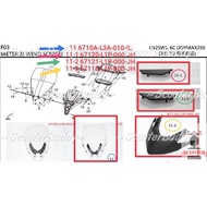 ORIGINAL RH /LH (BK-001UL) WIND SCREEN GARNISH COVER 67120-L1P-000-JH 67121-L1P-000-JH 67110-L1P-000