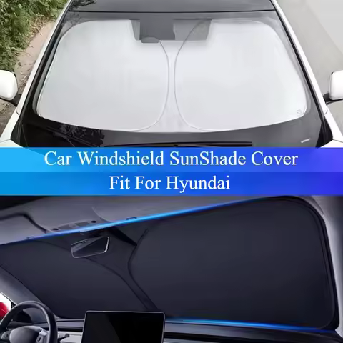 Fit For Hyundai Elantra Creta Ix35 Ix45 I10 I30 I40 Tucson Solaris Car Windshield SunShade Cover Ant