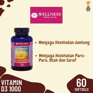 Wellness Vit D3 1000 / Health Supplement