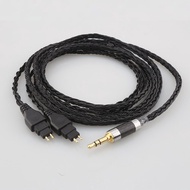 16 Core Black OCC Earphone Cable For Sennheiser HD580 HD600 HD650 HDxxx HD660S HD58x HD6xx Headphone
