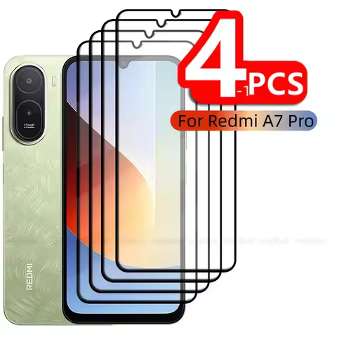 4/3/2/1PCS For Redmi A7 Pro Glass Xiaomi Redmi A7 Pro Tempered Glass Protective Full Cover Glue 9H S