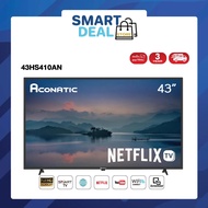 [2023 New Netflix TV] Aconatic LED Netflix TV Smart TV HD  สมาร์ท ทีวี ขนาด 43 นิ้ว รุ่น 43HS410AN As the Picture One