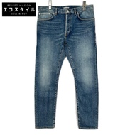 Dior 213DS15AY988 Atelier SLIM17 REGULAR 皮革貼片牛仔褲 31碼 [二手]