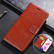 Flip Case Leather Flip Cover Kulit Dompet Infinix Note 8/10 Pro