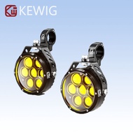 KEWIG K7 motorcycle spotlight  high and low beam strong light LED seven bead spotlight
