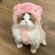 tweettwehhuj Hat Chi Pet Headgear Panda Bear Dog Hat Headgear Drag Hat Internet Celebrity Cross-bord