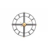 Davinci-Home-COZY นาฬิกาแขวนติดผนัง รุ่น AUGUST ขนาด 60x60x4.2 ซม. สีดำ สินค้าส่งจากไทย