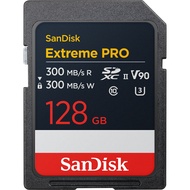 Sandisk Extreme Pro SDXC 64GB / 128GB / 256GB U3 V90 UHS-II (R300/W300) (ประกันศูนย์)