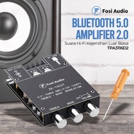 Audio Bluetooth 5.0 Amplifier 2.0 Channel Amp Receiver 2x100W TPA3116D2 ZK1002T Fosi